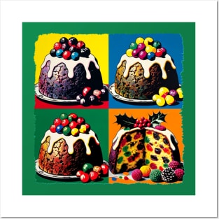 Pudding Pop: A Festive Explosion of Color - Christmas Pudding Posters and Art